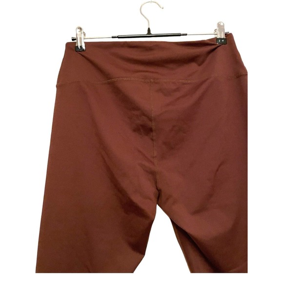 Reformation EcoStretch Leggings Size XL Brown Sienna Full Length High Waisted - Picture 4 of 6